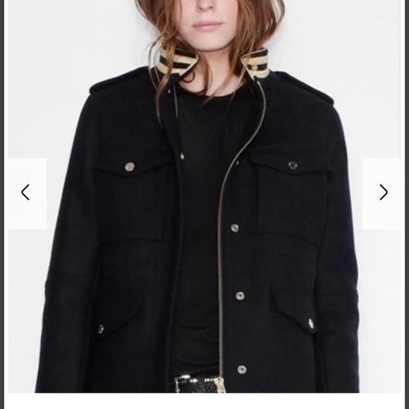 Zadig & Voltaire Military Jacket Khaki Size Small - Picture 13 of 15